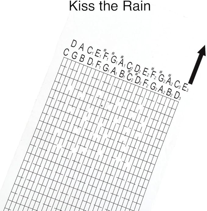 Amazon Com 1 Pc Diy Punched Paper Strip For 30 Note Hand Crank Auto Movement Selection Of 12 Famous Songs All Songs Home Kitchen