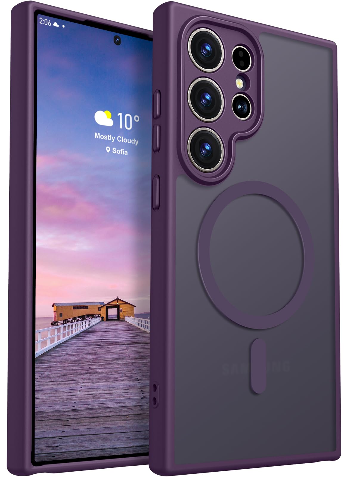 Photo 1 of Rayboen Magnetic Case for Samsung S24 Ultra