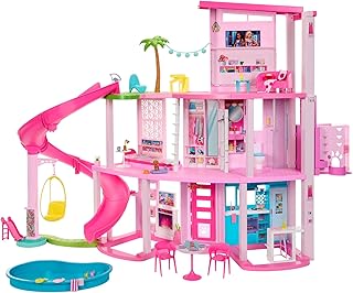 Barbie Dreamhouse 2023 Casa para muñecas de Juguete de 3 Plantas con +75 Muebles y Accesorios, +3 años (Mattel HMX10)