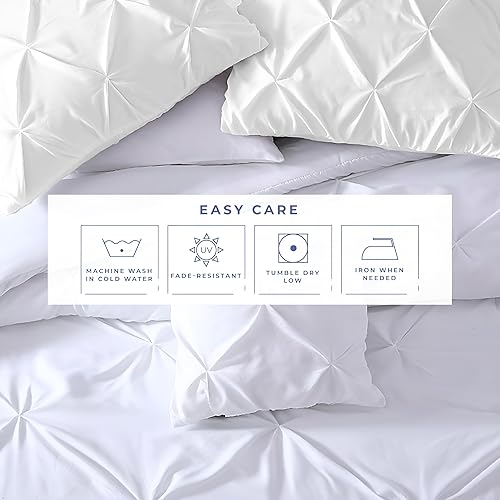 Miniatura 5 de Kotton Culture Juego de 2 fundas de almohada plisadas 100% algodón egipcio de 600 hilos, fundas de cojín protectoras de calidad prémium de hotel