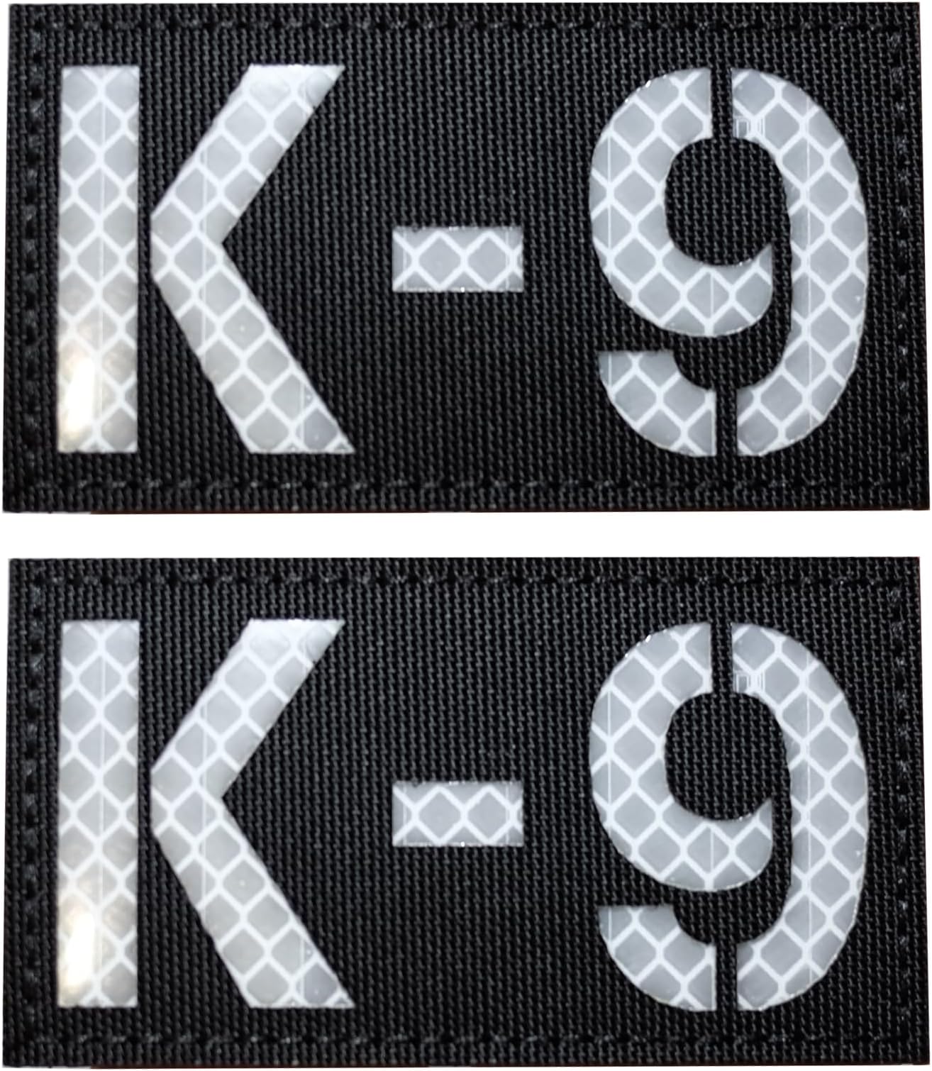 FITZNORA 2 PCS K-9 Patch for Dog Harness and Canine Handler, Reflective Dog Patches with Velcro for Dog Trainer and Clothing DIY
