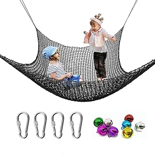 Playground Safety Net,Climbing Cargo Net Climbing Net Kids,Climbing Net Backyard Climbing Net,for Balcony Banister Guard, Fence Net, Cargo Net
