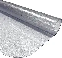 Kapazi Tapete Protetor de Piso Flexível Transparente 85x120cm para Cadeira Escritório Residencia Antiderrapante Fácil de Limpar Resistente