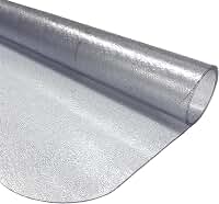 Kapazi Tapete Protetor de Piso Flexível Transparente 85x120cm para Cadeira Escritório Residencia Antiderrapante Fácil de Limpar Resistente