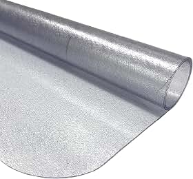 Kapazi Tapete Protetor de Piso Flexível Transparente 85x120cm para Cadeira Escritório Residencia Antiderrapante Fácil de Limpar Resistente