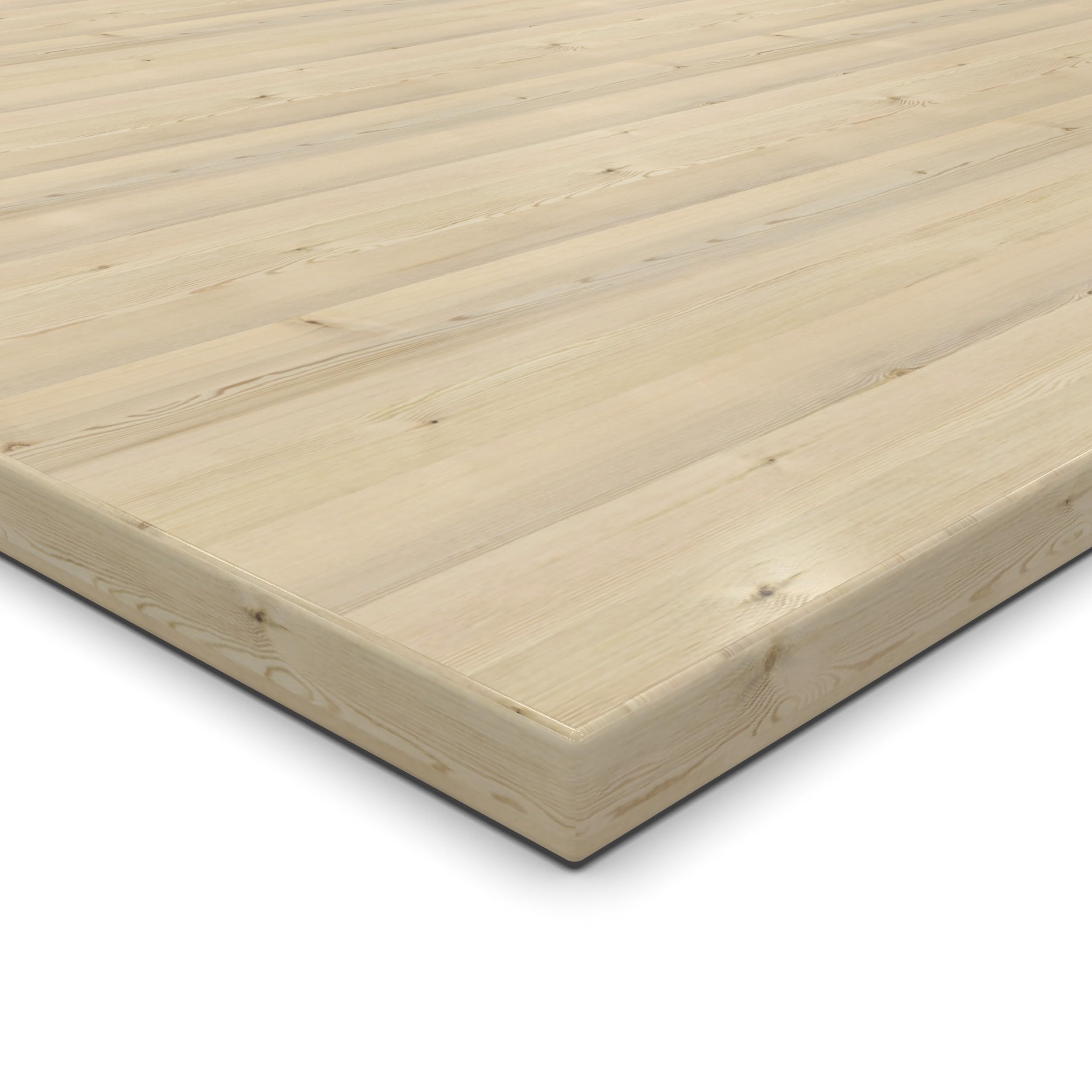 Panneau de particules de 19 mm - Découpe - Pin Polaire Urus - Revêtement en résine mélamine - Longueur jusqu'à 200 cm - Panneaux décoratifs avec bande au choix : 100 x 80 cm (bord ABS complet)