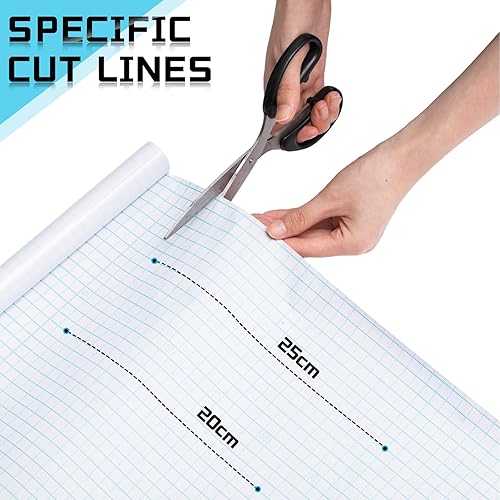 Miniatura 3 de Tatuo Funda adhesiva transparente para libros, rollo de papel de contacto transparente de 17.7 x 5 pies, protector autoadhesivo transparente para