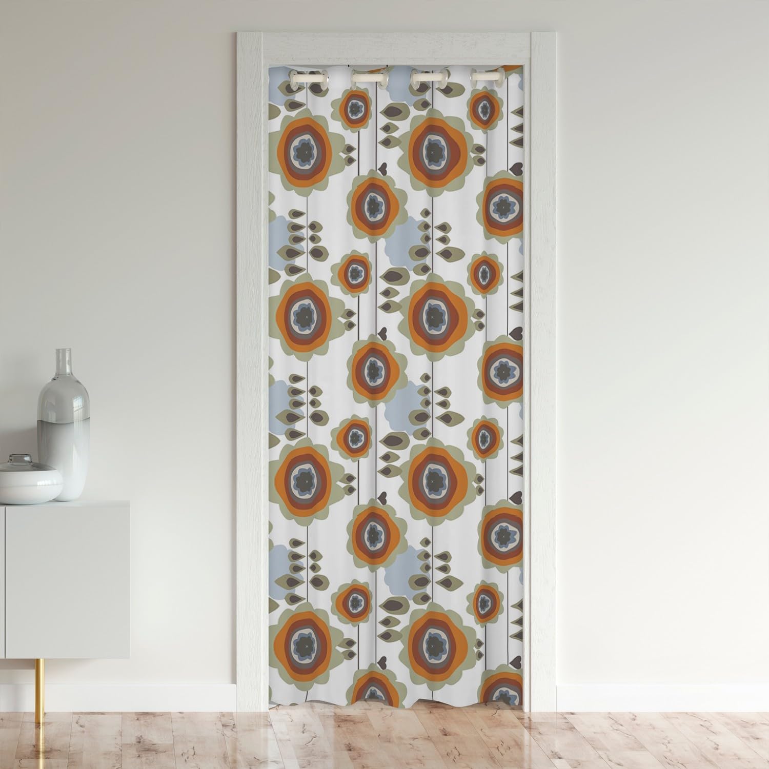 Rideau pour chambre à coucher tournesol floral salon et placard
