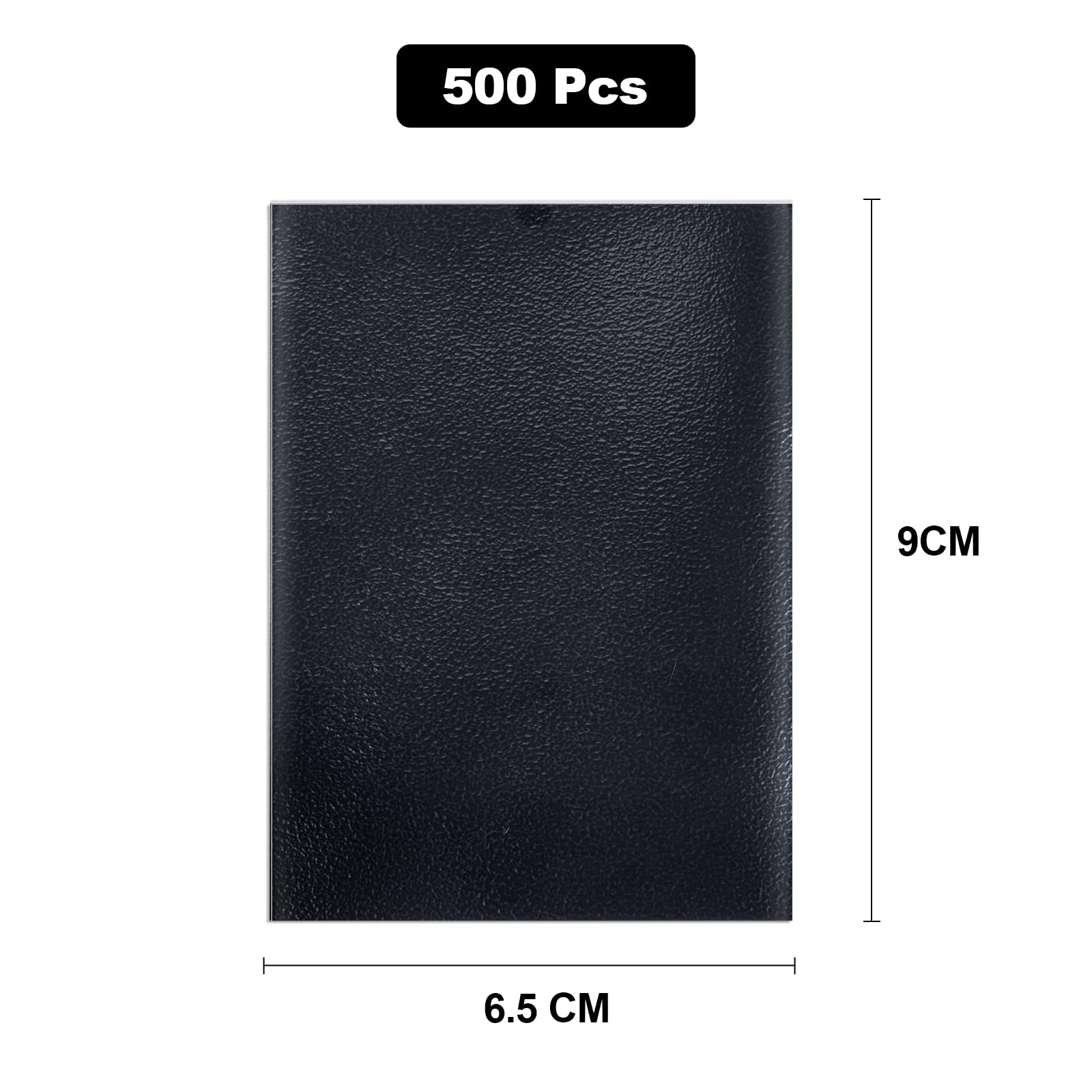 Carehabi Card Protectors, 500 Pezzi, Trasparenti Bustine Carte, 66 X 91 MM, Tasche Vuote per Carte Sportive, Collezionabili, MTG, Pokemon Magic