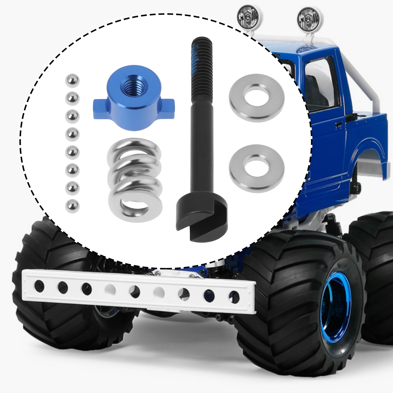LT Easiyl 1Set Differential Adjustment Set TAM22029 Compatible With Tam-Iya TD4 Series Chassis - Image 4