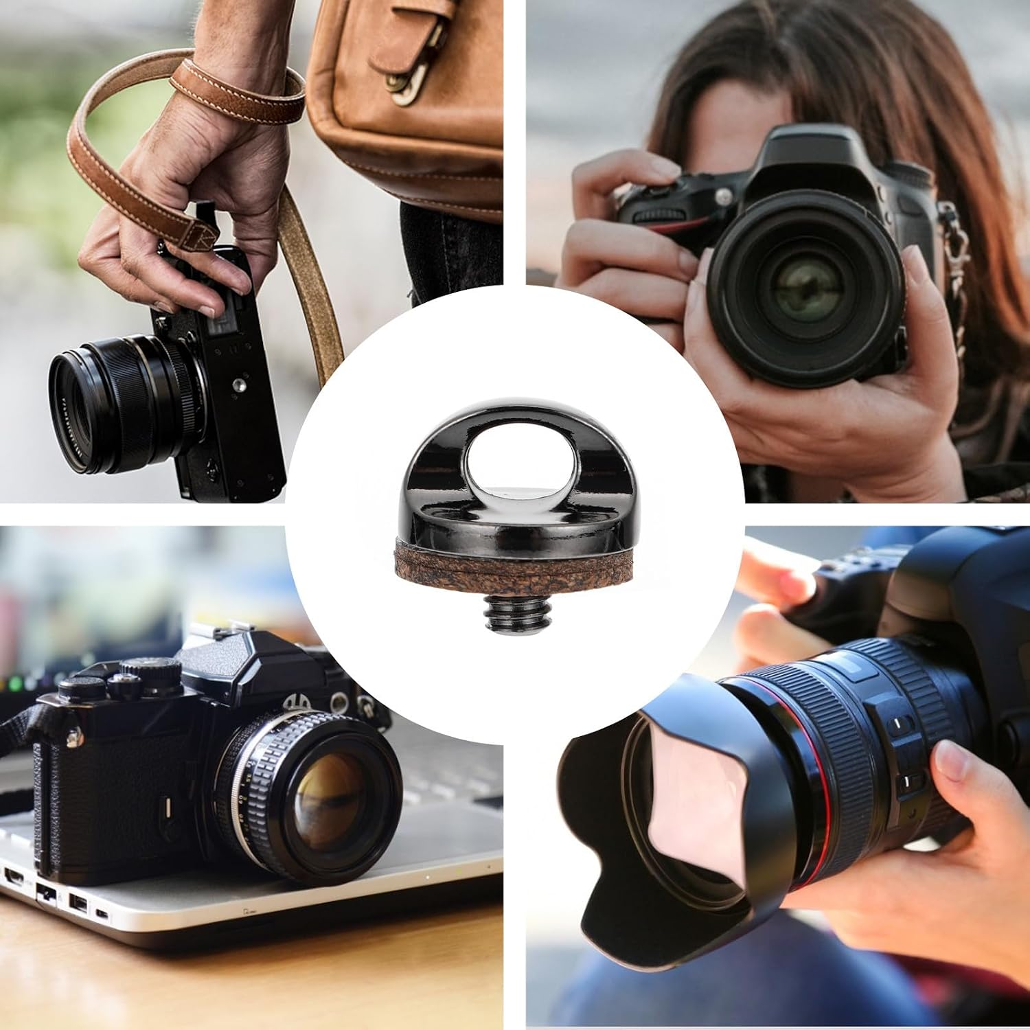 UKCOCO Camera Neck Strap Screw 1/4 Inch Zinc Alloy Quick Release Xmas image 5