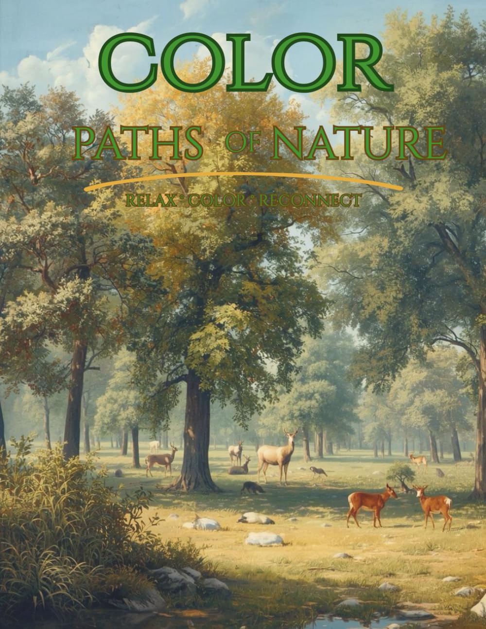 Coloring Book - Paths of Nature
