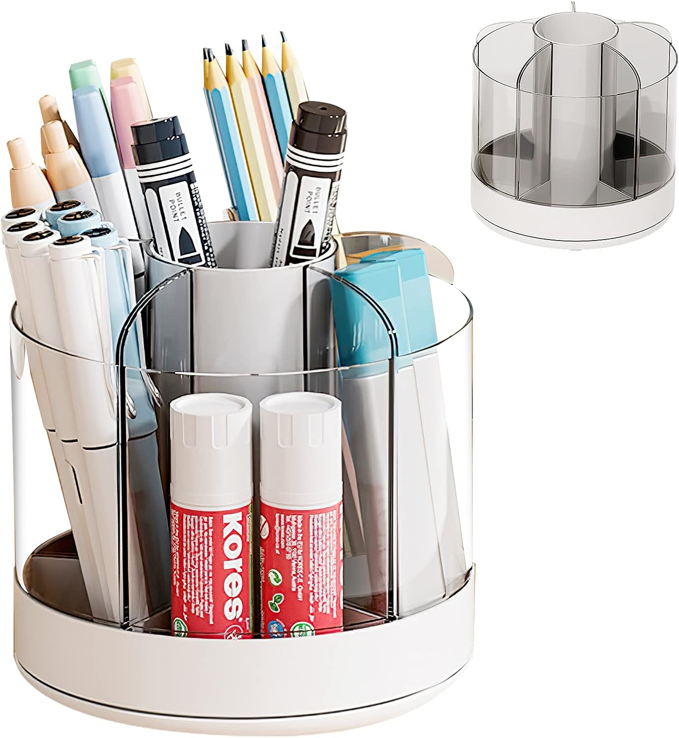 Rotating Pen Holder for Desk 360Degree Rotating Pencil