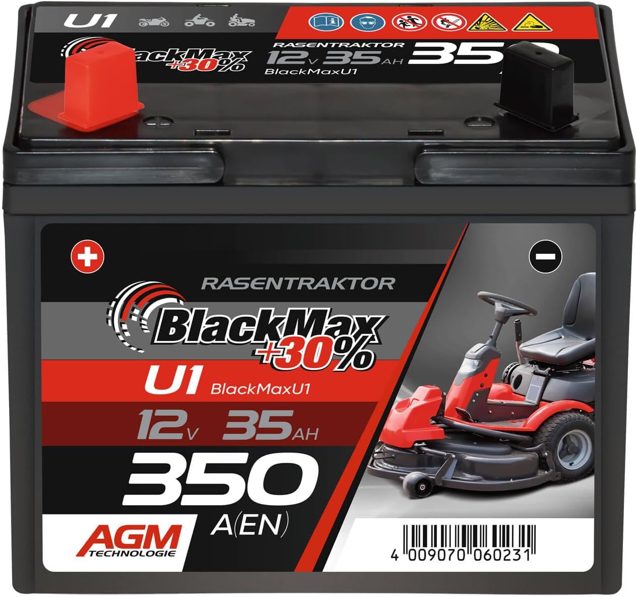Rasenmaher Batterie 12v
