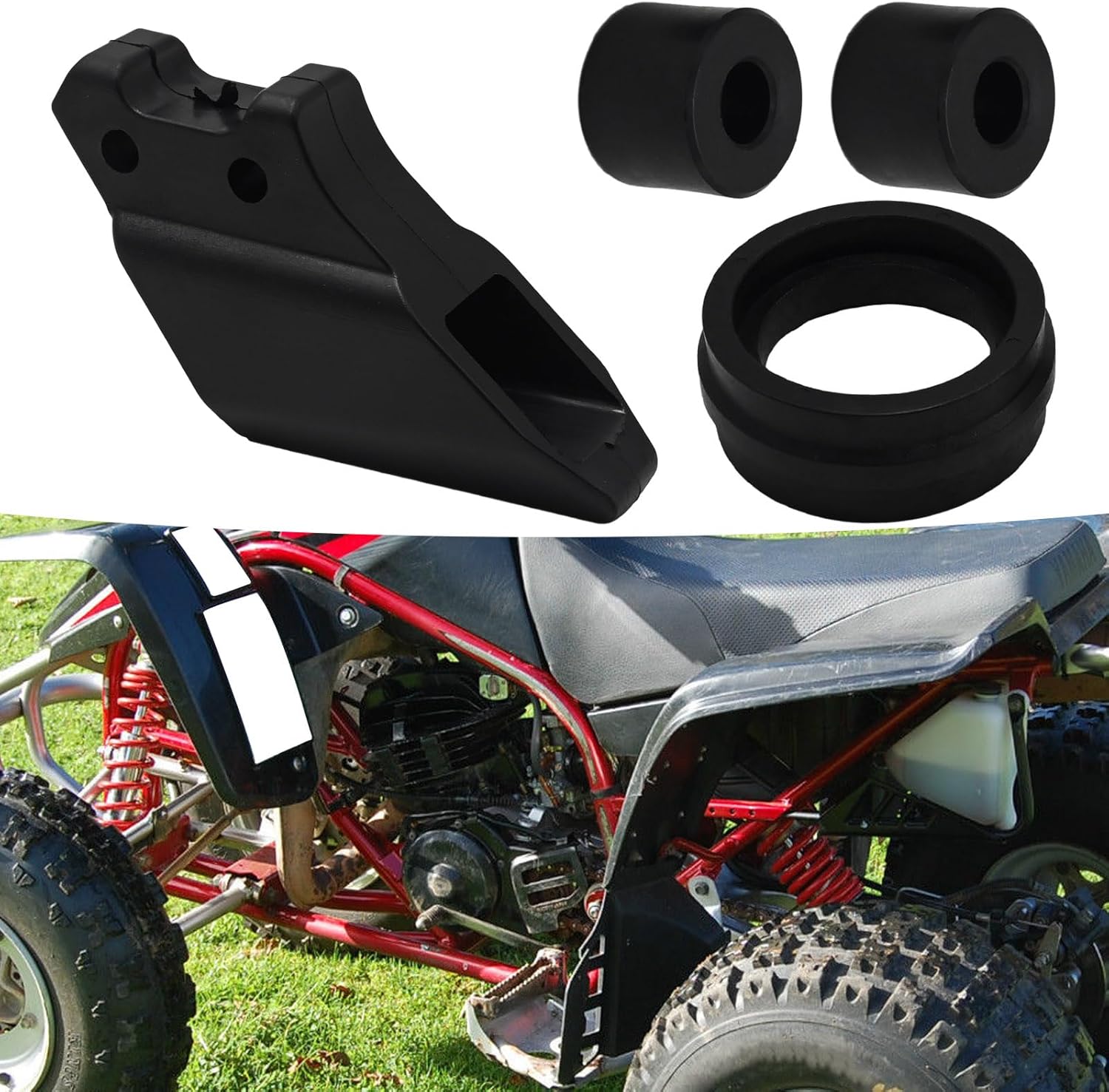 Chain Roller and Guide Complete Kit Replacement for 1987-2004 Yamaha Warrior 350 YFM350, for 1988-2006 Yamaha Blaster 200 YFS200