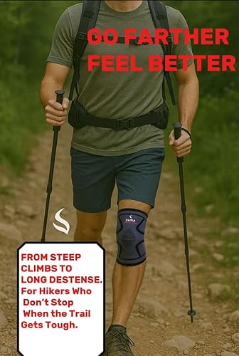 Miniatura 7 de Rodillera ajustable para hombres y mujeres Soporte de rótula abierta con estabilizadores duales, manga de compresión de neopreno transpirable para