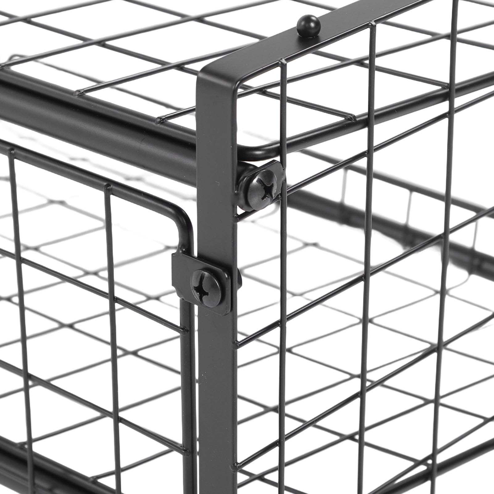 Kikumi Organizador de Latas Apilable de 2 Niveles, Estante de Almacenamiento de Latas Ajustable de Acero Al Carbono con Capacidad para 64, con Diseño de Estante Inclinado para