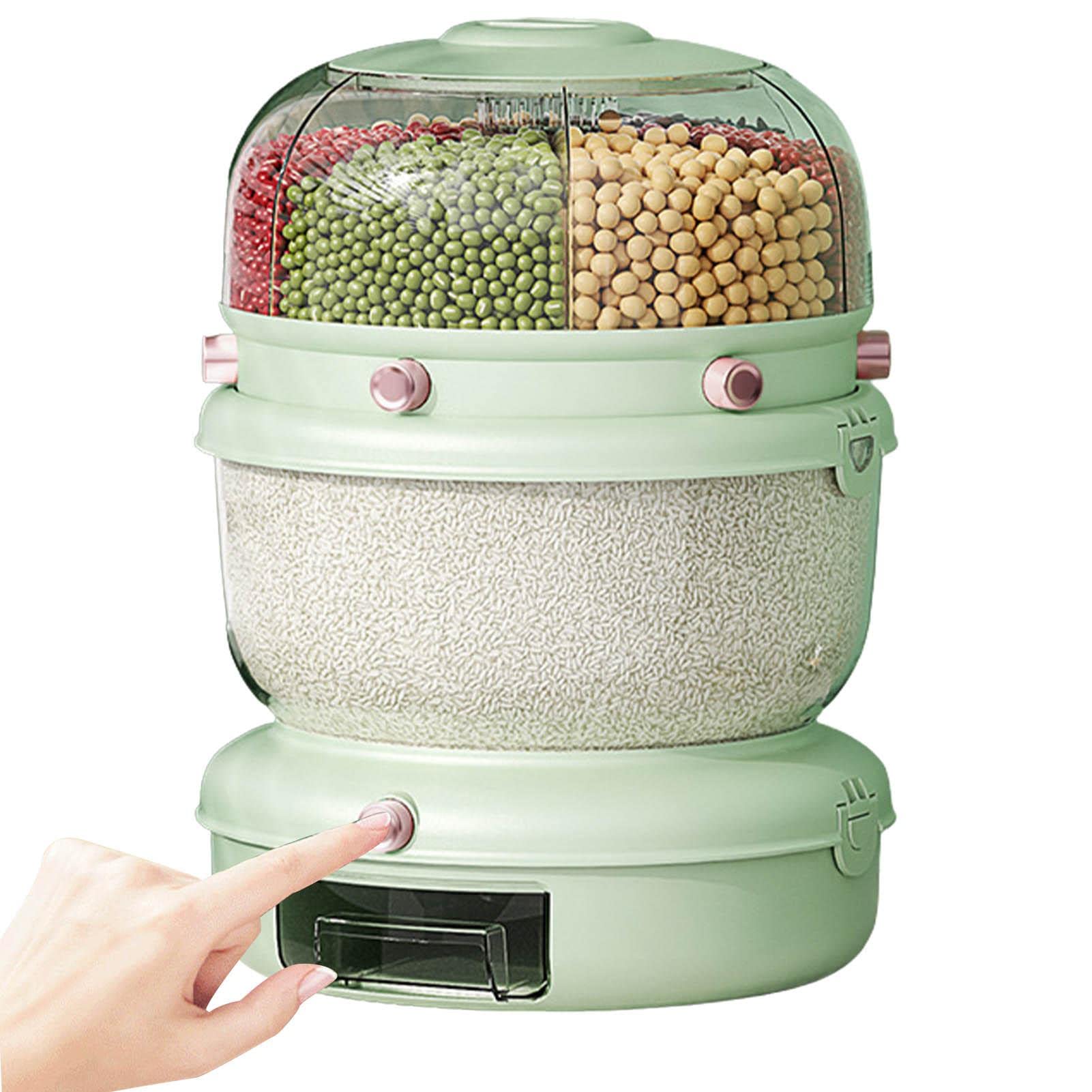 ライスディスペンサー Amazon｜米びつキッチンコンテナ - ラージ ライス ディスペンサー 防湿