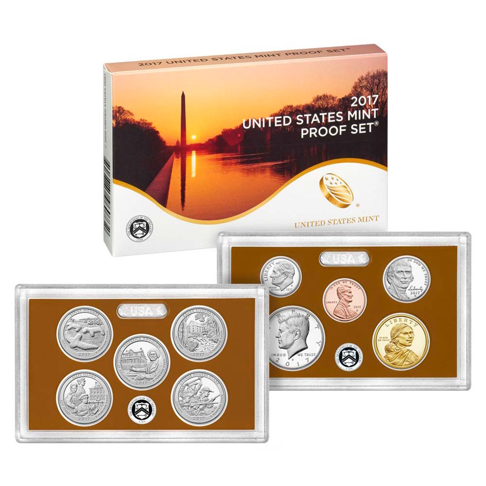 2017 S US Mint Proof Set (17RG) OGP at Amazon's Collectible Coins