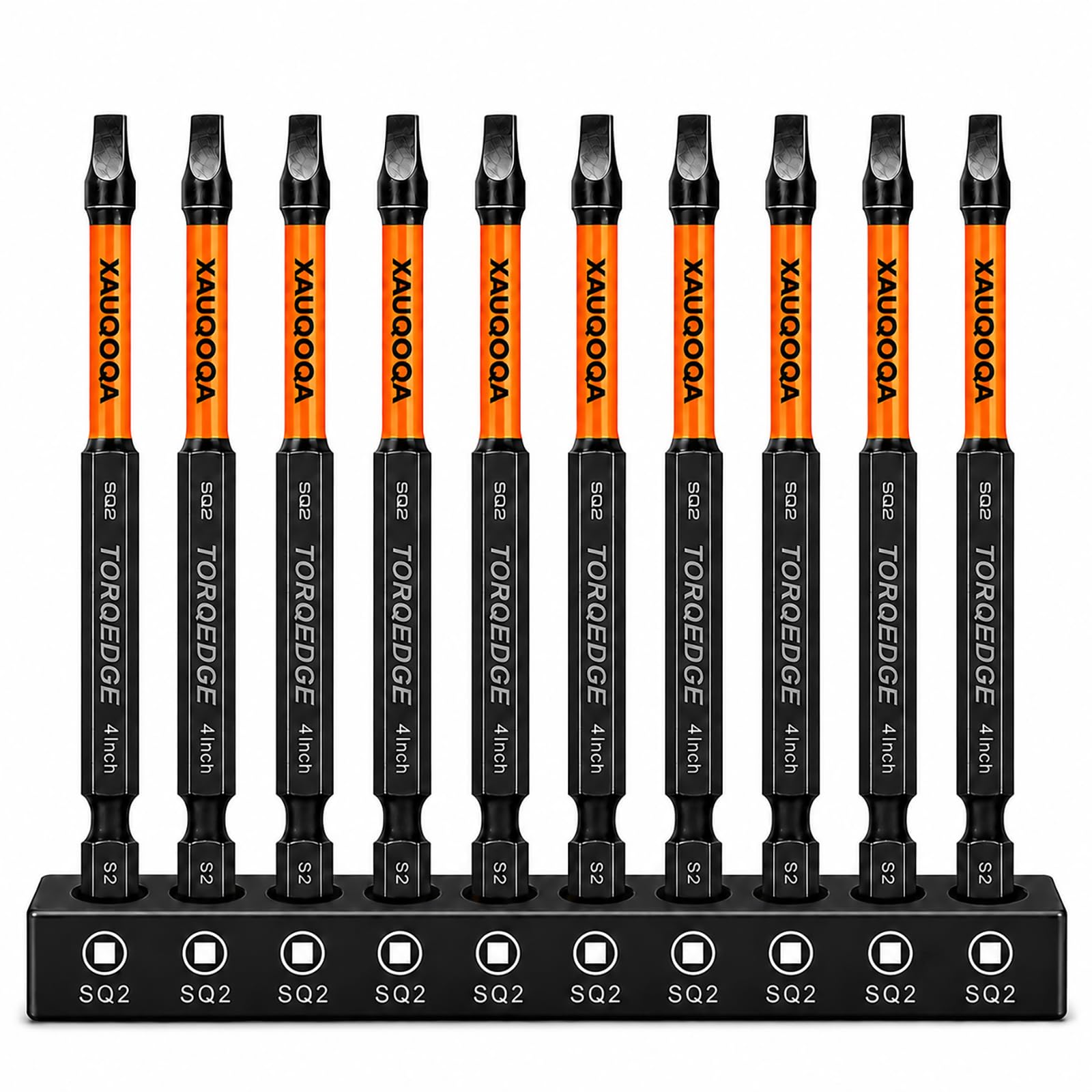 Impact Driver Bits - 10 Pack Square Drive -1