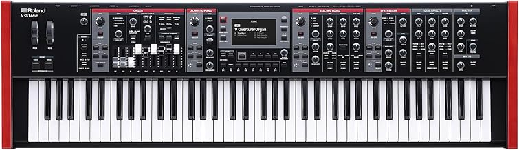 Roland V-STAGE 76 | Premium 76-Key Semi-Weighted Digital Keyboard | Ideal for Synth-Focused Players | Four Independent Sound Engines | Advanced Modeling Technology & Sound Customization