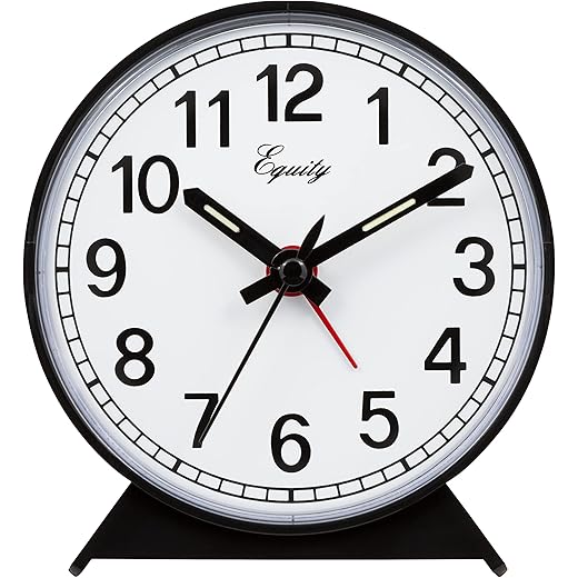 Equity Classic Black Wind-Up Alarm
