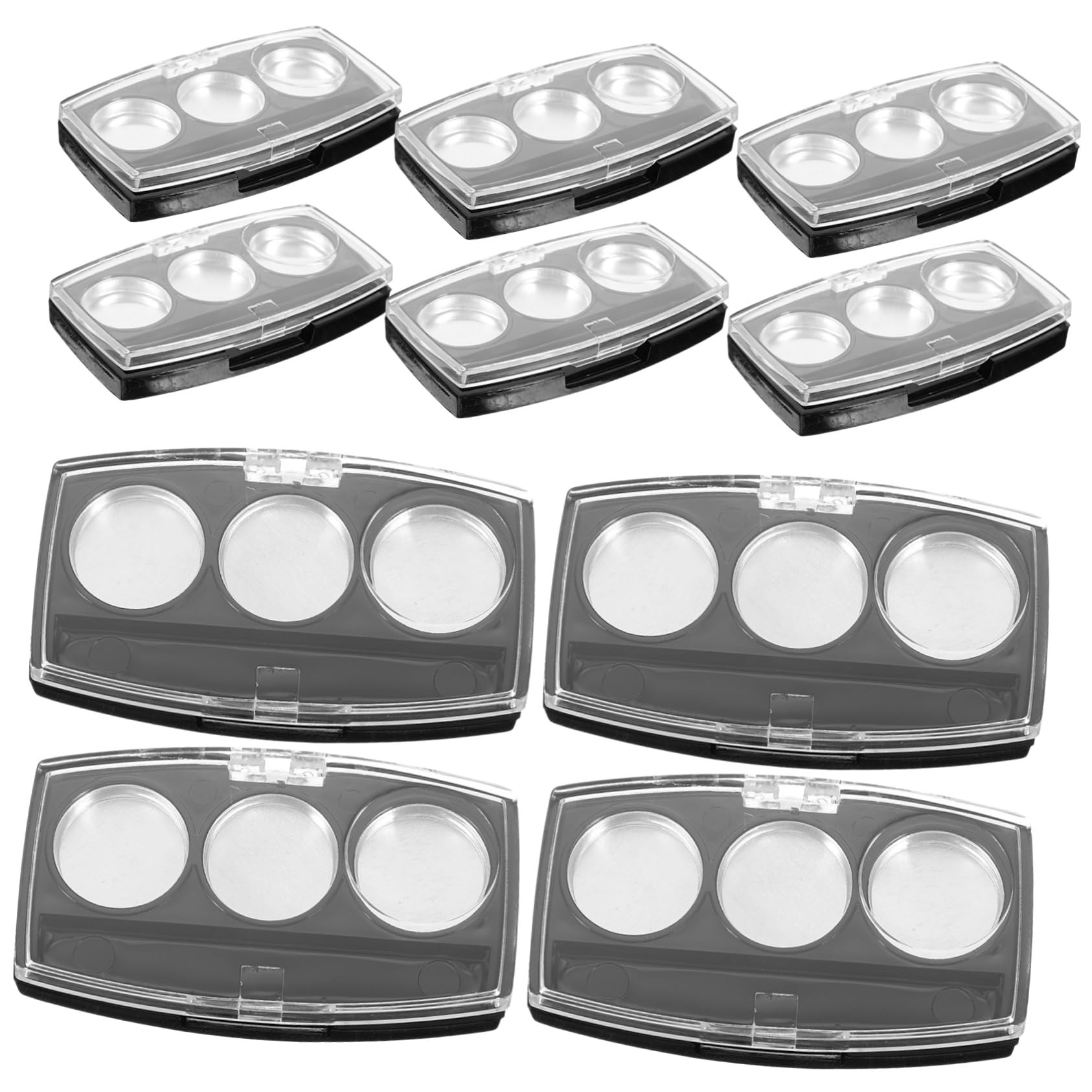 Ipetboom 50stücke Leere Lidschattenpaletten Nachfüllbare Kosmetikbehälter Für Lidschatten Blush Und Puder Kompakt Und Leicht Für Unterwegs
