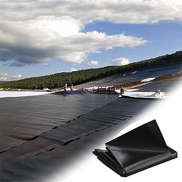 Image CLoook Rubber Pond Liner - Heavy Duty Flexible Fish Pond Liners Waterproof Durable Landscaping Film, HDPE Soft Pond Skins Image CLoook Rubber Pond Liner - Heavy Duty Flexible Fish Pond Liners Waterproof Durable Landscaping Film, HDPE Soft Pond Skins