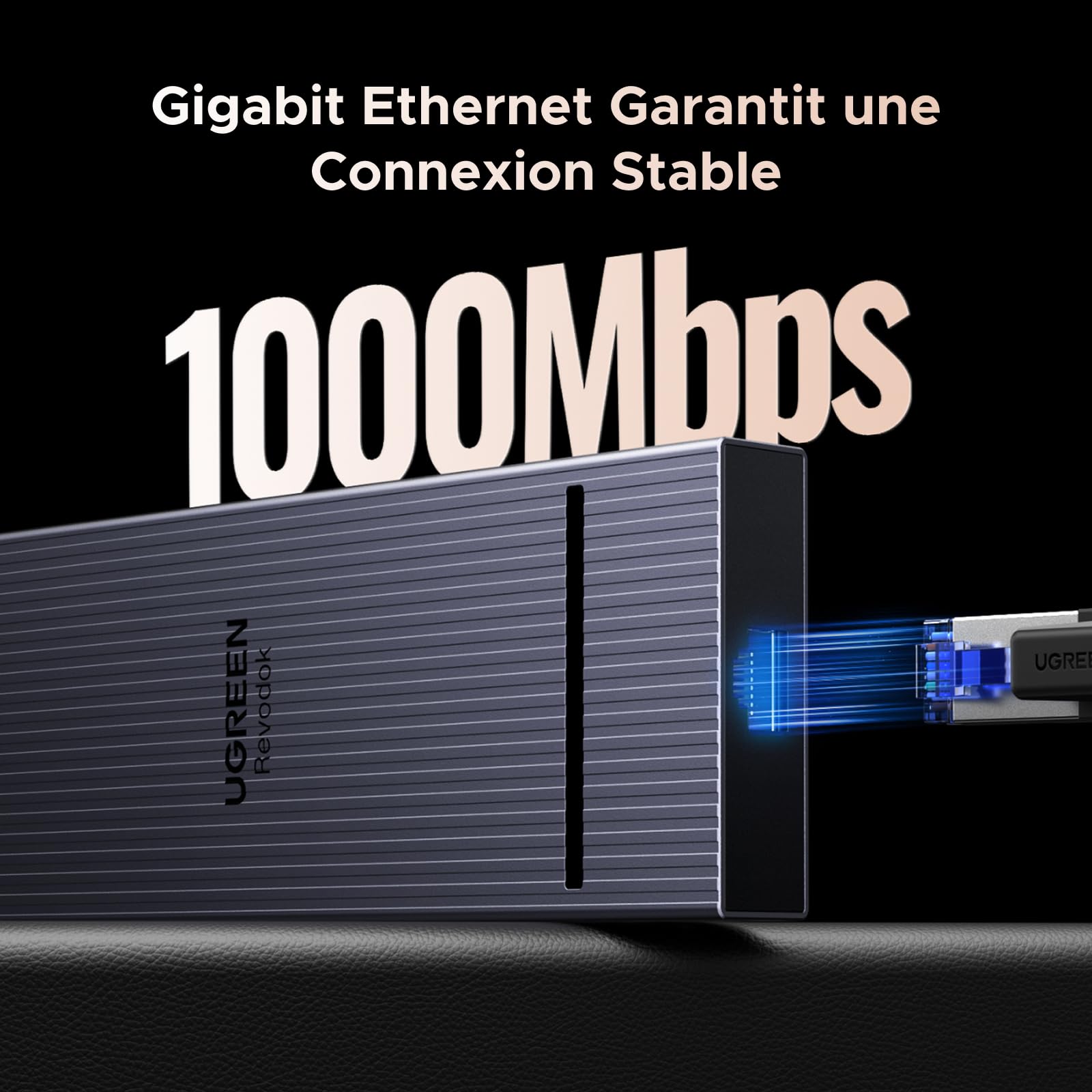 UGREEN Revodok Pro 2111 Hub USB C 11 en 1 Docking Station Double Affichage | 1 HDMI 4K60Hz, DisplayPort 4K120Hz, 10Gbps, 2A2C Data Ports, Ethernet Gigabit, PD 100W Charge, SD TF, Audio 3,5mm