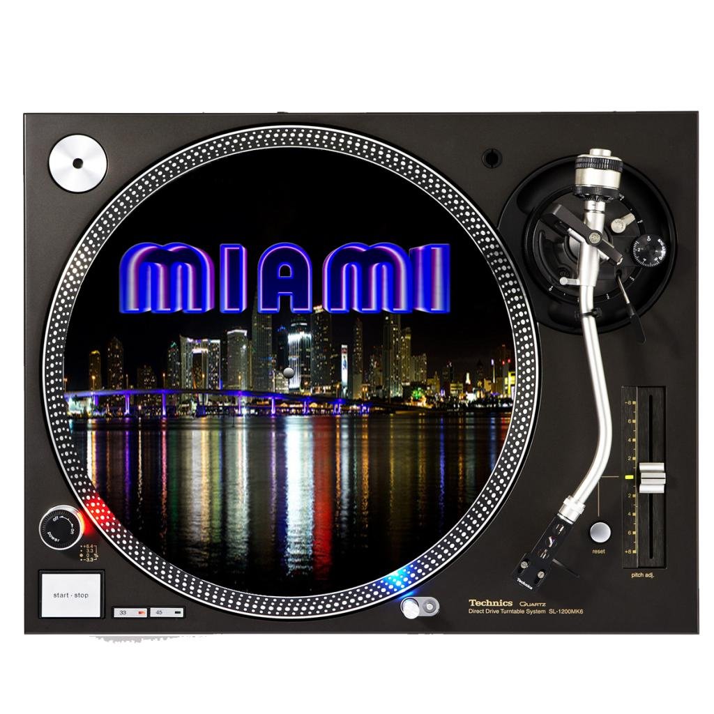 Miami DJ Turntable Slipmat Amazon.in Musical Instruments