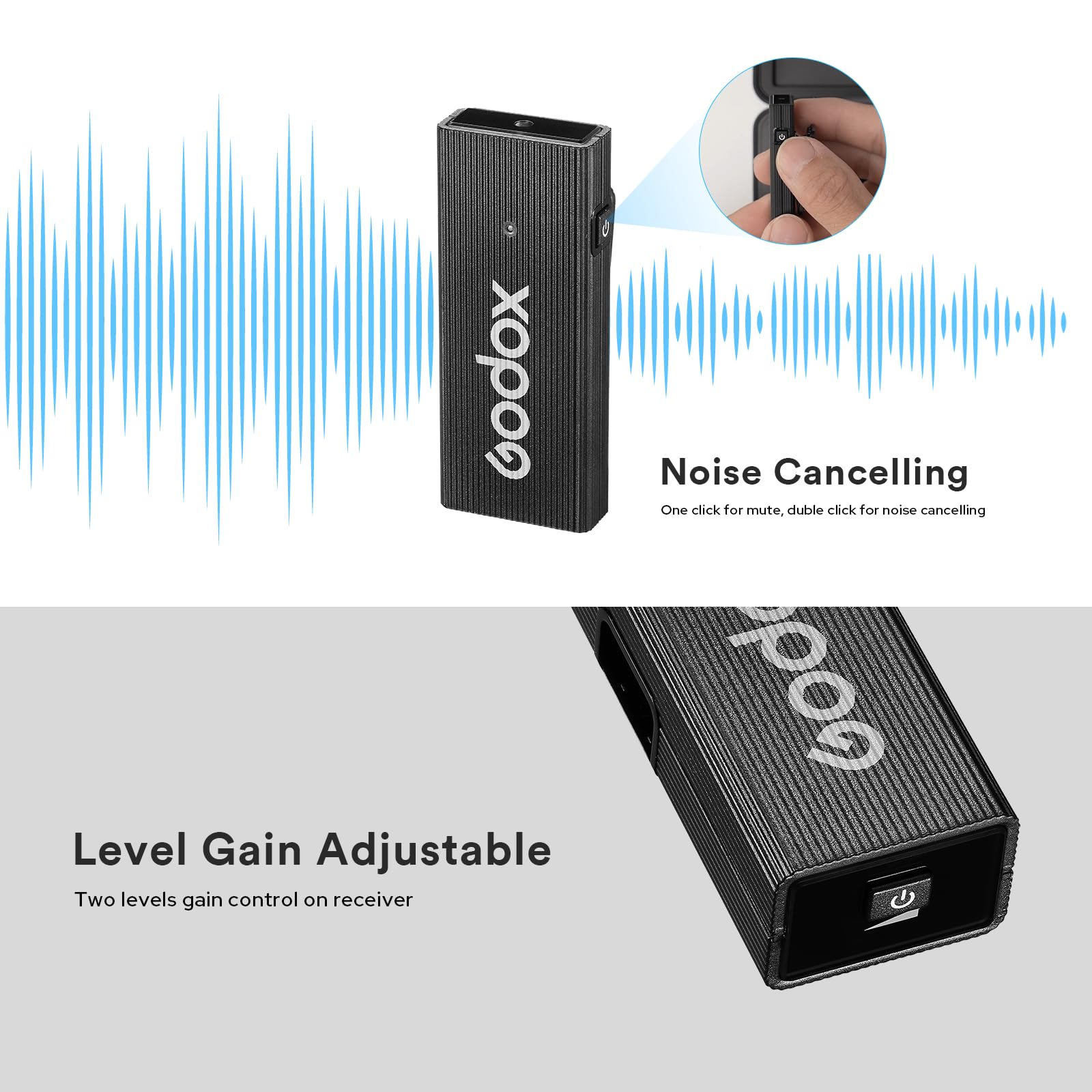 Amazon.com: GODOX MoveLink Mini Kit1 Wireless Mic (1TX+1 RX), 100m