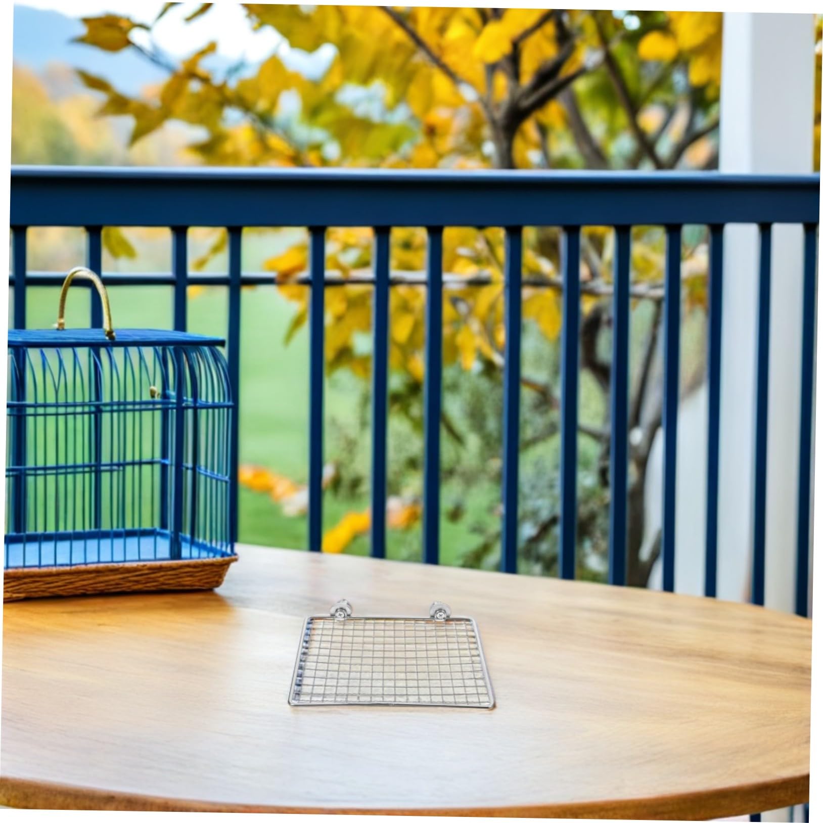 Hemobllo 4piezas Percha Plana para Pájaros de Acero Inoxidable Plataforma para Perchas de Pájaros Soporte para Loros para Jaulas de Loros Periquitos y Cacatúas