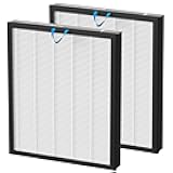 Vital 100S Replacement Filter Compatible with LEVOIT Vital 100S and Vital 100S-P Air Purifier, 3-in-1 H13 Grade True HEPA, High-Efficiency Activated Carbon Filter, Vital 100S-RF, 2 Pack White