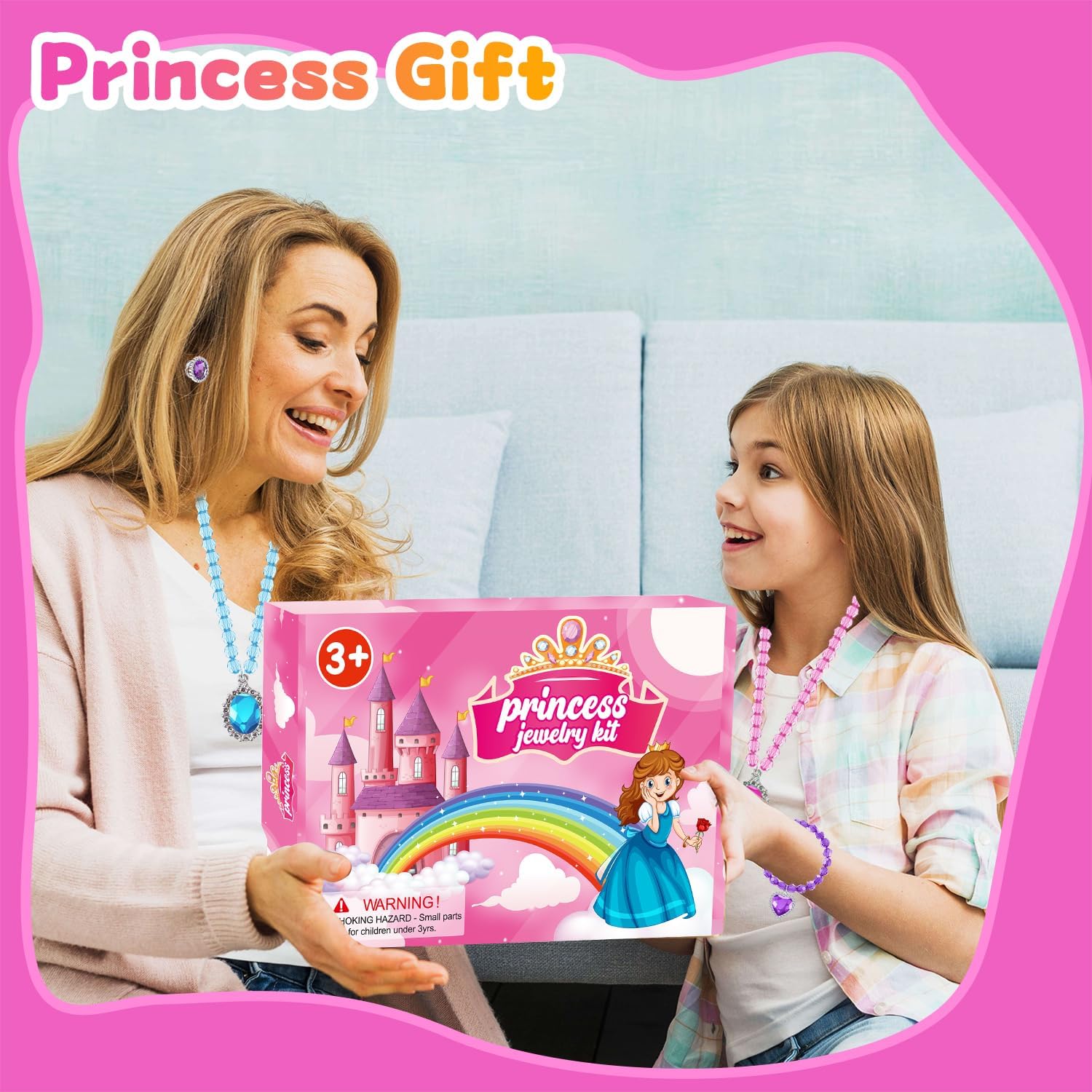 Princess Jewelry Little Girls Necklace Bracelets