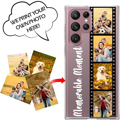 Miniatura 2 de Funda de teléfono personalizada con múltiples imágenes para Samsung Galaxy S22 Ultra 5G, funda personalizada de collage de imágenes con protector de