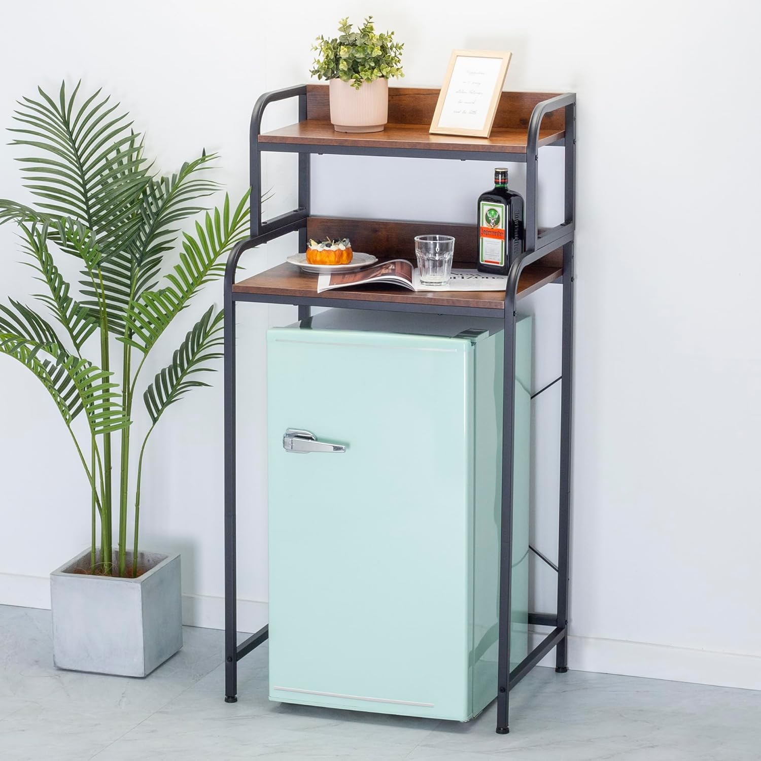 Compact and Convenient Mini Fridge Stand