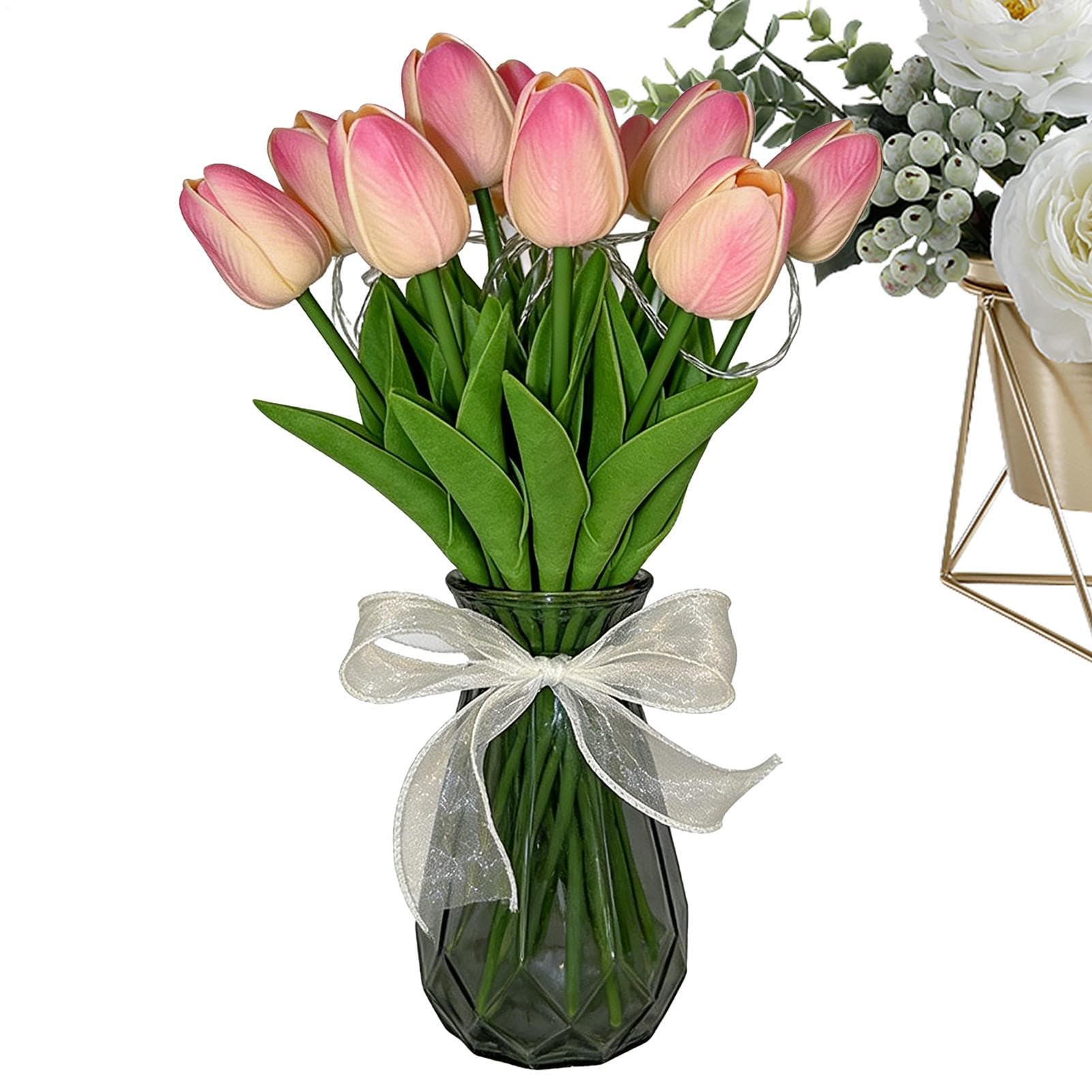 Fleur lumineuse decorative LED lot de 15 une idee cadeau de table nuit