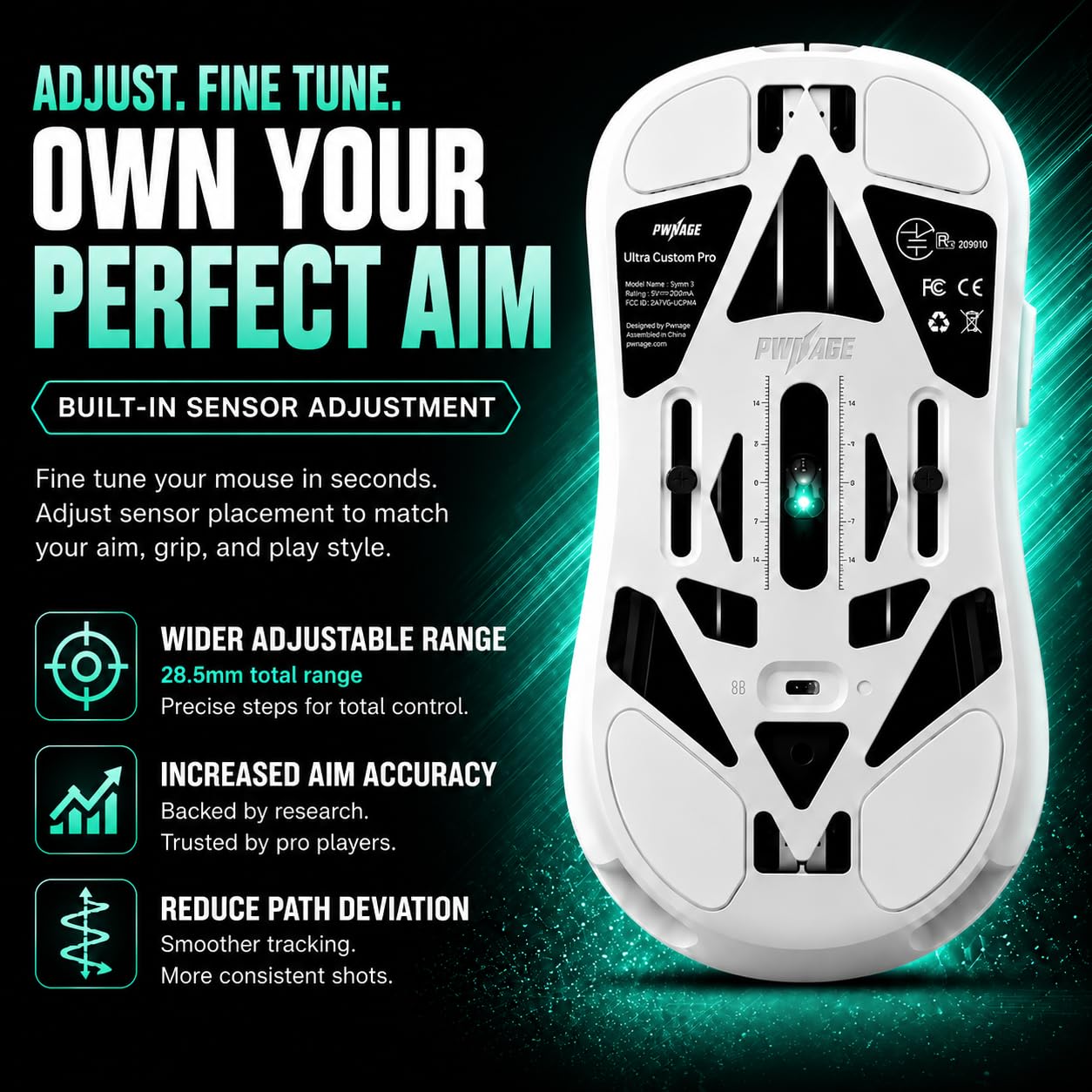 Amazon.co.jp: Pwnage（ポウネイジ） Wireless Gaming Mouse Ultra