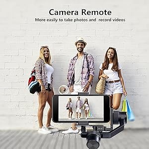 ZOZVO TikTok Scrolling Ring, Bluetooth Page Turner, Camera Remote, Long Battery Life, Compatible with iOS & Android, Up to 30ft Range, Black