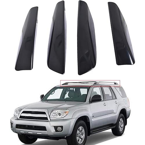 4Pcs Roof Rack Rail End Cover Shell Replacement for 2003-2009 4Runner N210