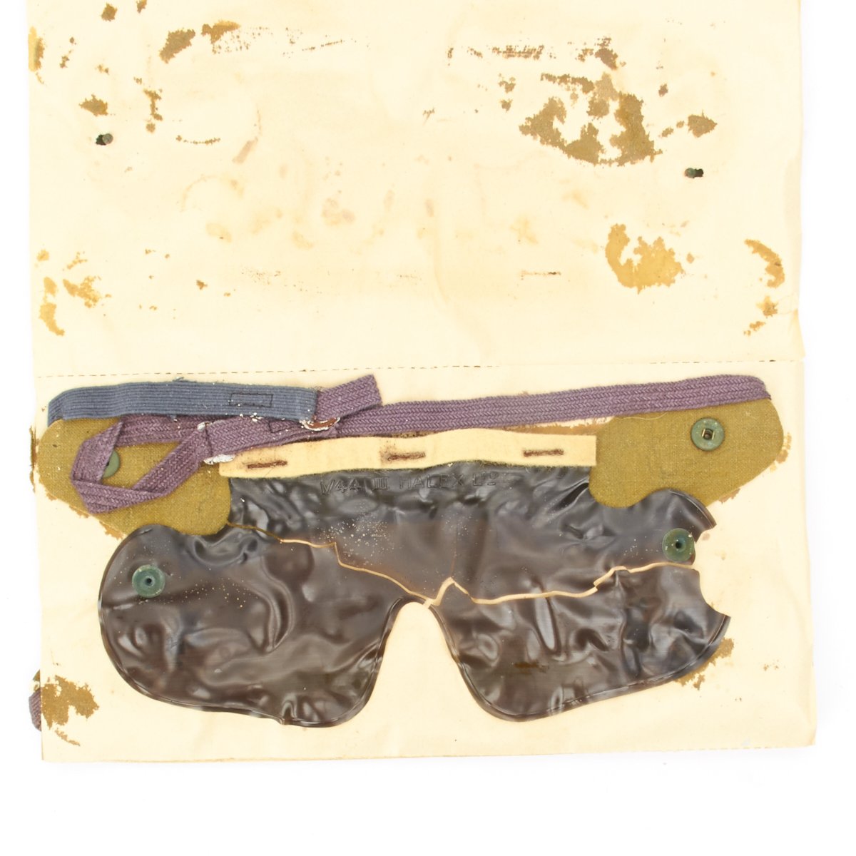 Original British WWII Anti-Gas Eye Shields in Original Packaging- Not For Use : Everything Else