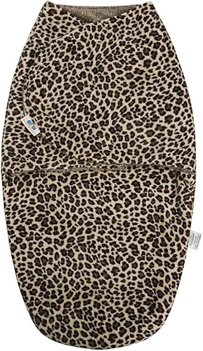 BlueSnail Manta para bebé, suave y cómoda, para recién nacido, fácil de envolver, adecuada para 0-33-6 meses (leopardo, 3-6 meses)