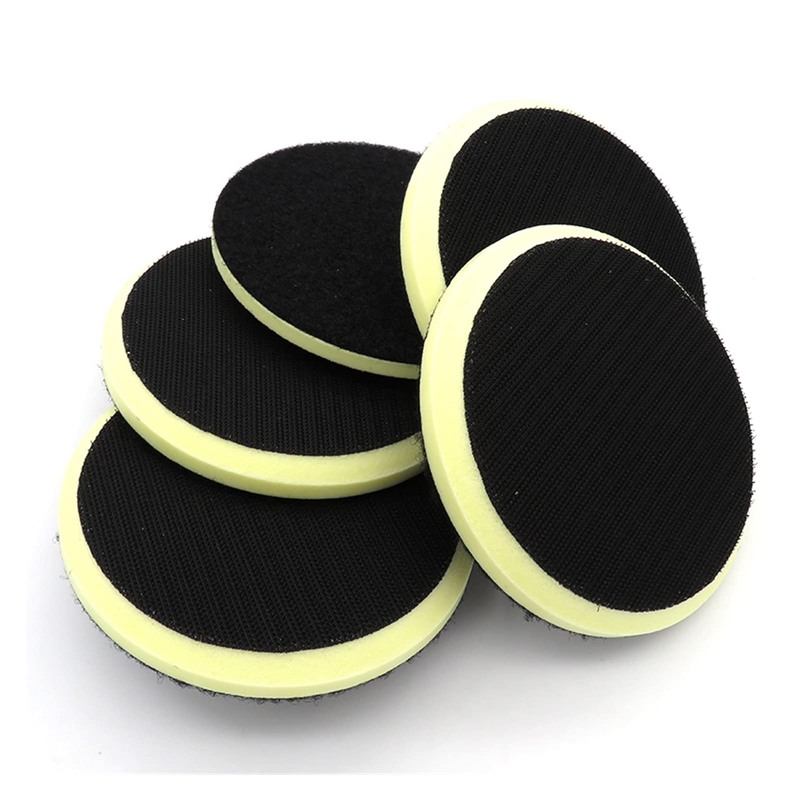 Pad polerski 5 SZTUK 5"125mm PU PUNA INTERFECES INTERFACE PAD FOVER HOOK I LOOP SANDER LINER POLERS PAD Części narzędzia
