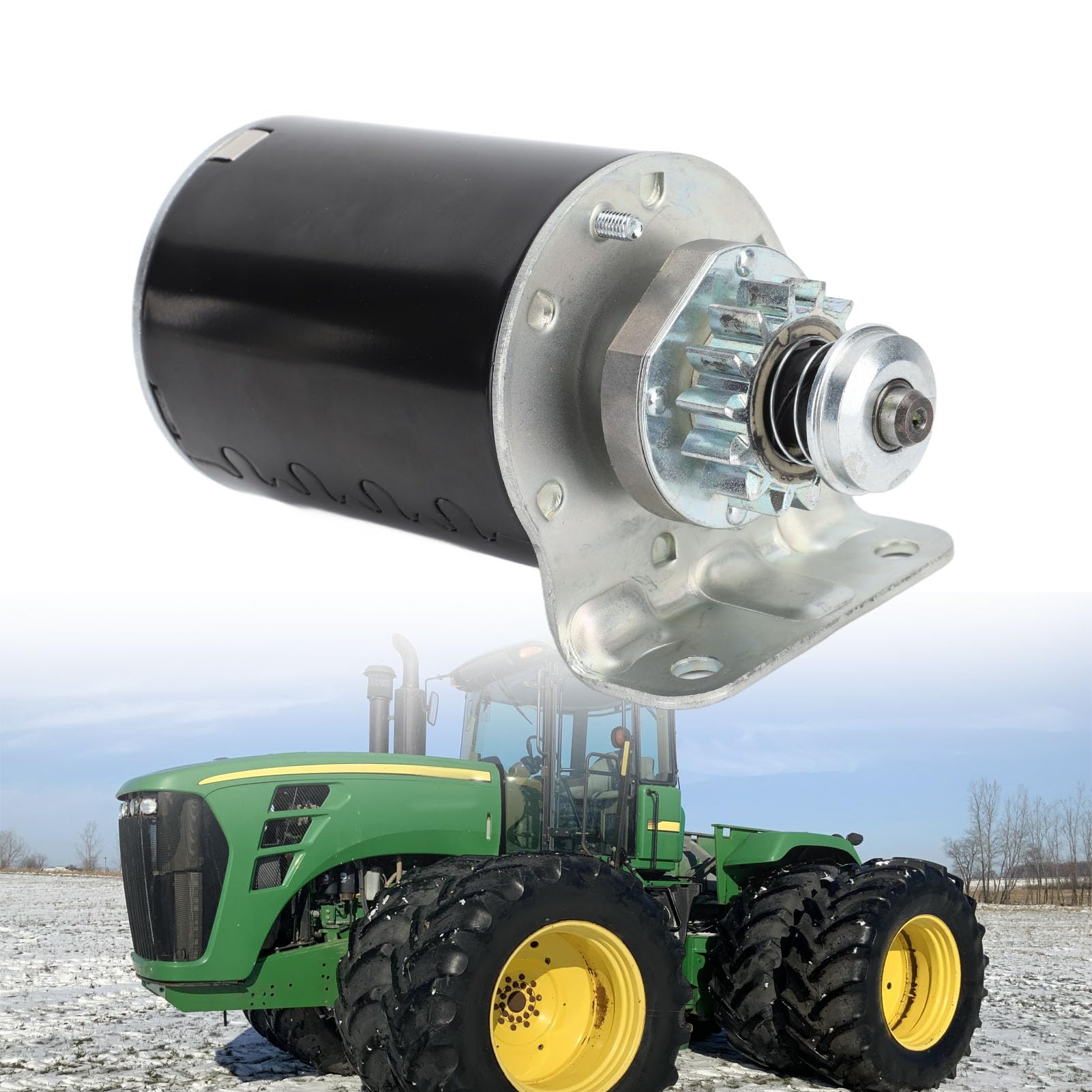Yosoo Health Gear Arrancador de Cortacésped, Construcción Metálica de 12 V, Potencia de Arranque Eficiente para RZT17 RZT42
