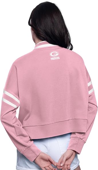STARTER Women's NFL Power Play Cropped Pullover Sweatshirt