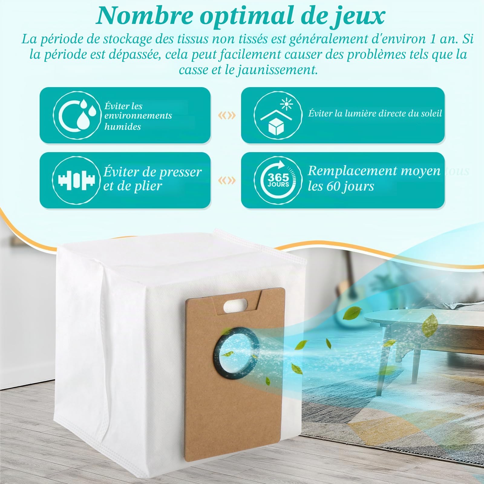 VOUPRONGZY12 Pièces Kit D'accessoires pour Tapo RV30 Max Plus/Tapo RV20 Max Plus Aspirateur Robot avec 8 RVA202 Sacs à Poussière, 4 RVA301 Chiffon de Nettoyage Bag xx