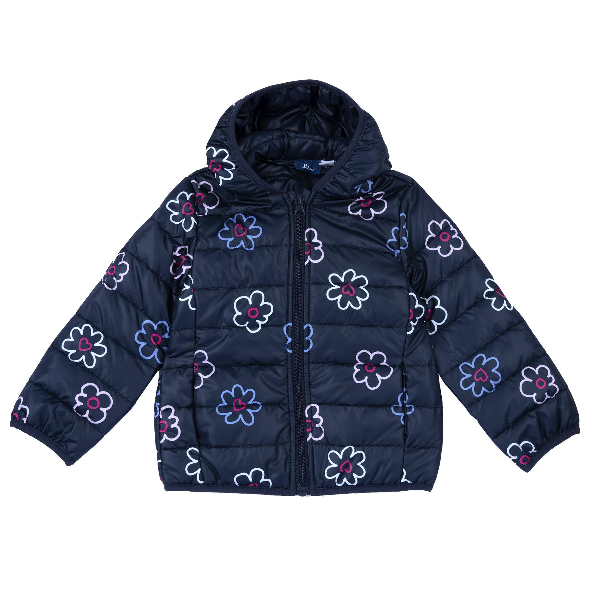 Chicco, Giubbotto Bambina con Cappuccio e Pratica Chiusura a Zip, con Fantasie Moderne e alla Moda, Lavabile in Lavatrice, Abbigliamento Bambina e Ragazza, Designed in Italy