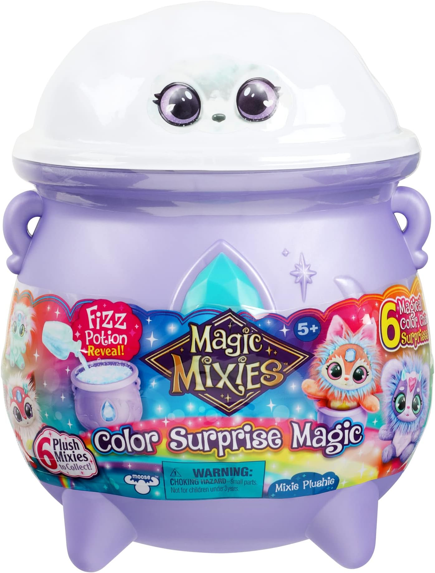 Magic Mixies Magic Mixies Cauldron Plush Toy Color Surprise Magic