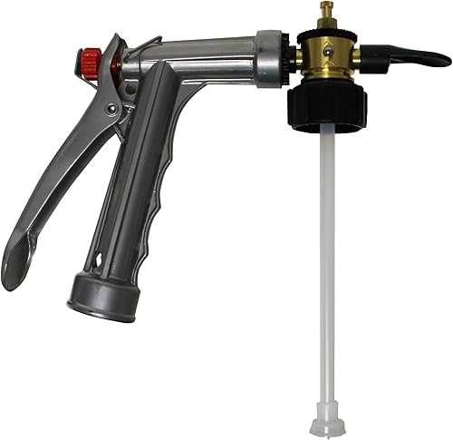 Miniatura 3 de Chapin International G364 Pulverizador profesional de extremo de manguera con dial medidor, blanco translúcido