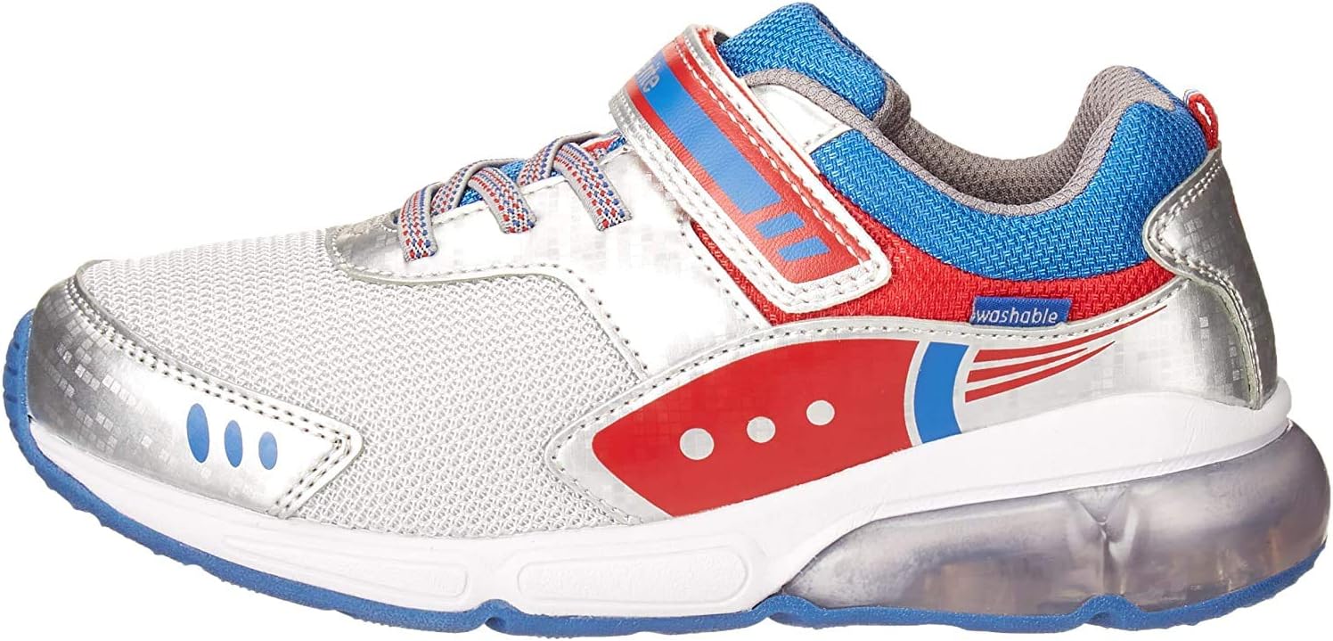 Stride Rite Boy's Made2Play Blast Off Sneaker, Grey, 7.5 Toddler